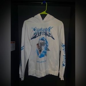 Angel Enjoy Flying White MEDIUM Hoodie
